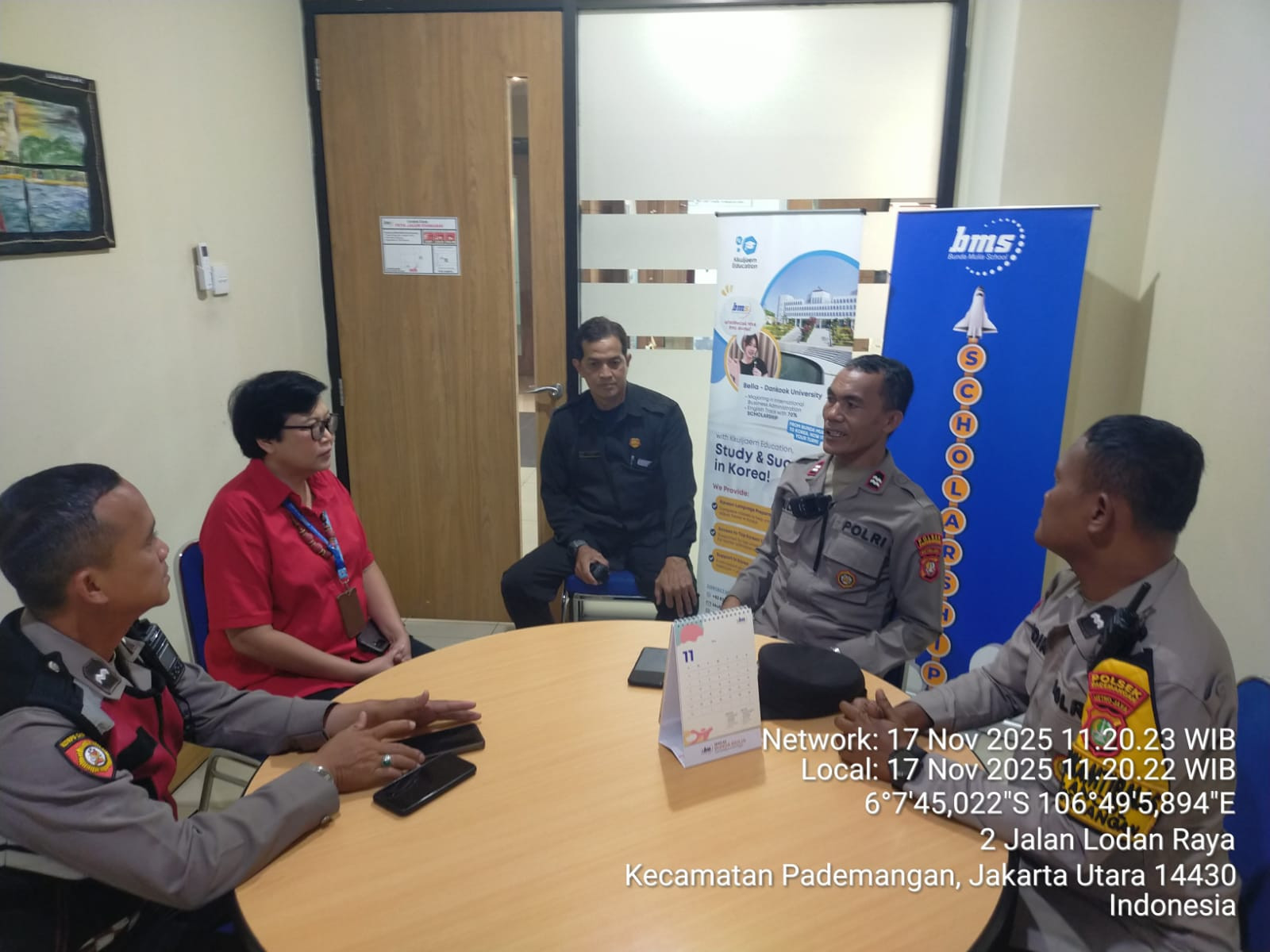 Polsek Pademangan Sosialisasi Bahaya Kenakalan Remaja dan Narkoba di Bunda Mulia School