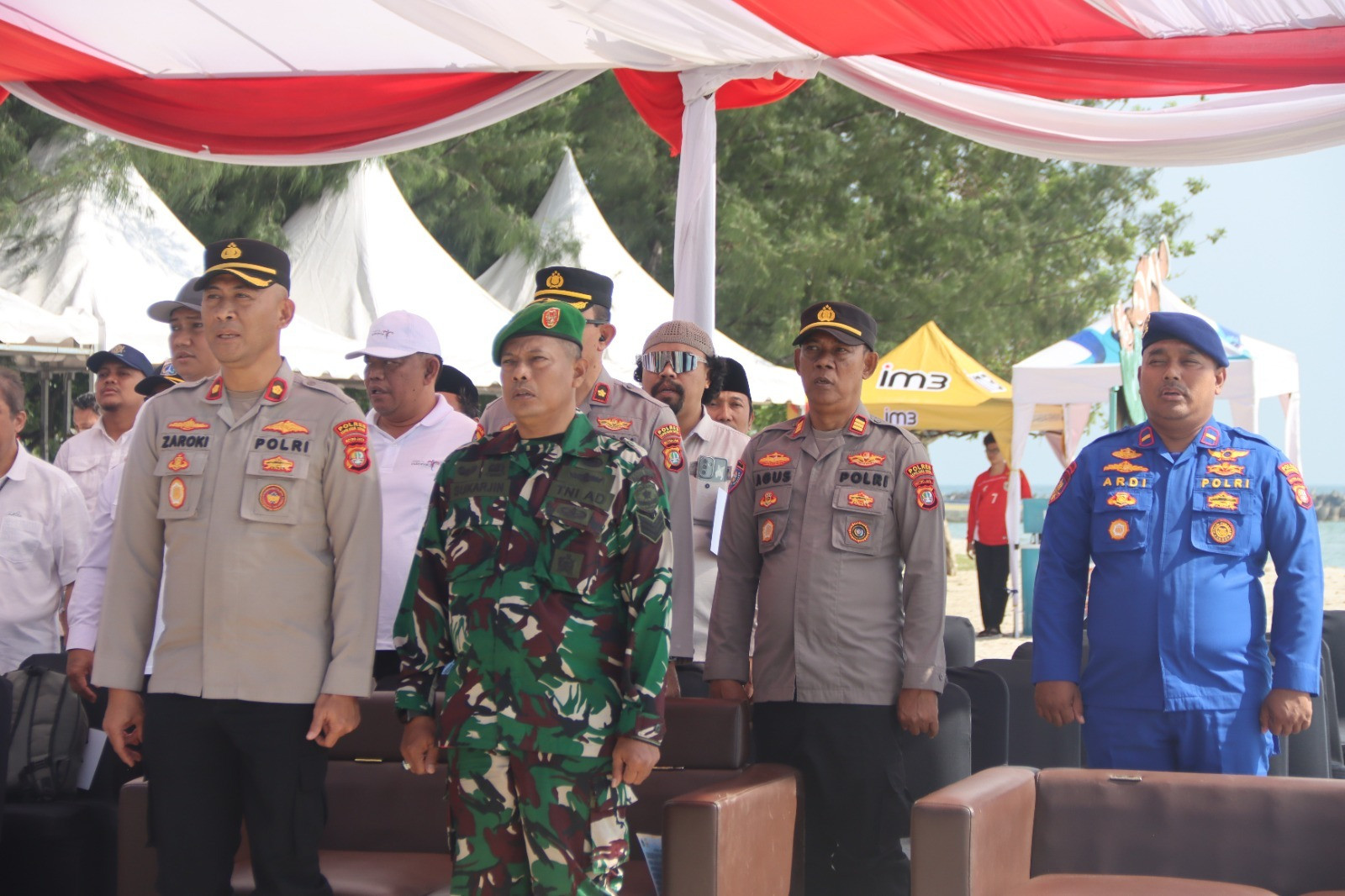 Wakapolres Kepulauan Seribu Hadiri Hajatan Tradisi Budaya Tahun 2025 di Pulau Untung Jawa