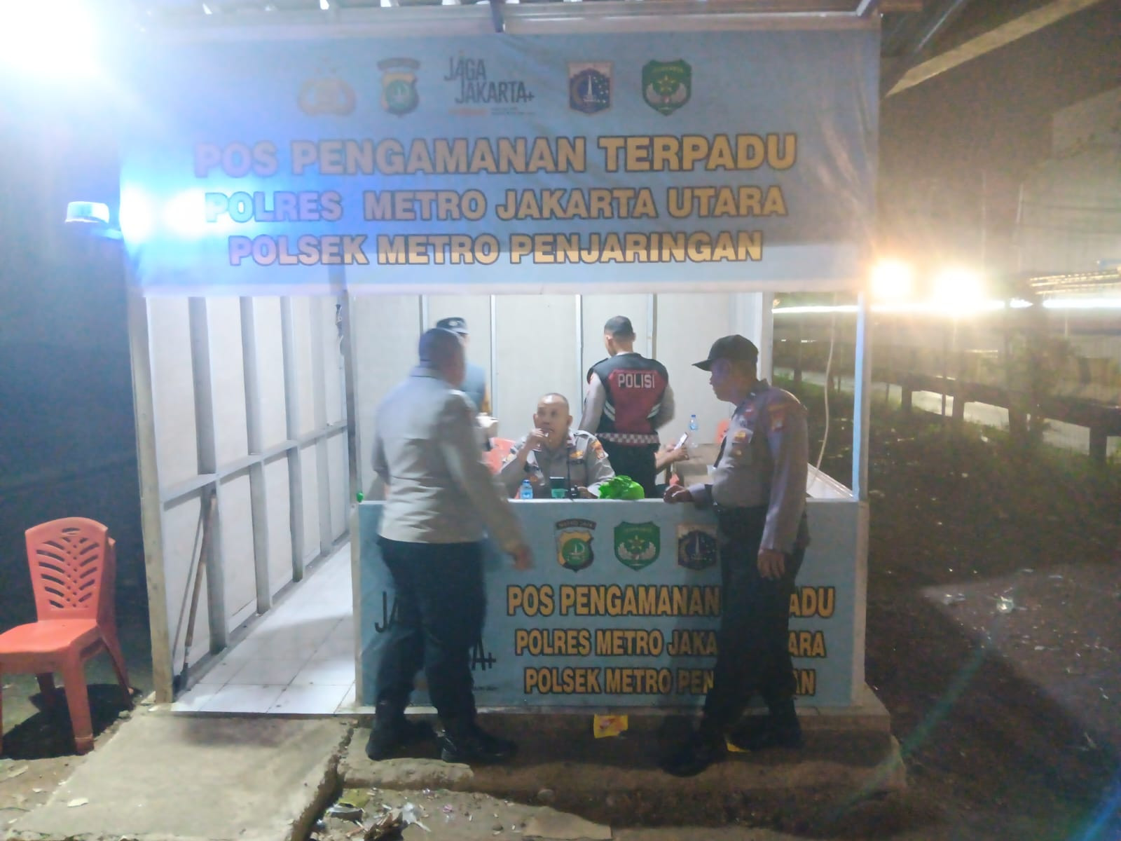 Jaga Jakarta, Polsek Metro Penjaringan Gelar KRYD Antisipasi Tawuran dan Kejahatan Jalanan