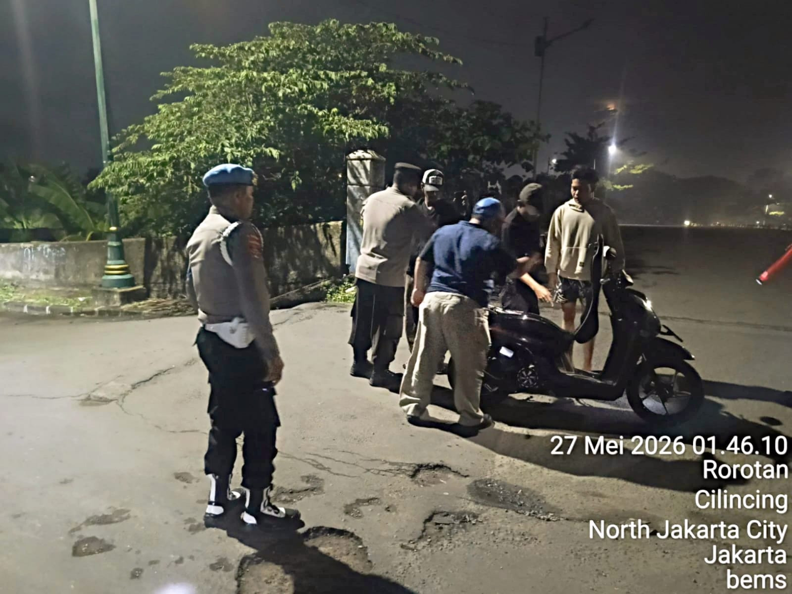 Jaga Jakarta+ Digencarkan, Polsek Cilincing Gelar Patroli KRYD dan Razia Stasioner Antisipasi Tawuran hingga Kejahatan Jalanan