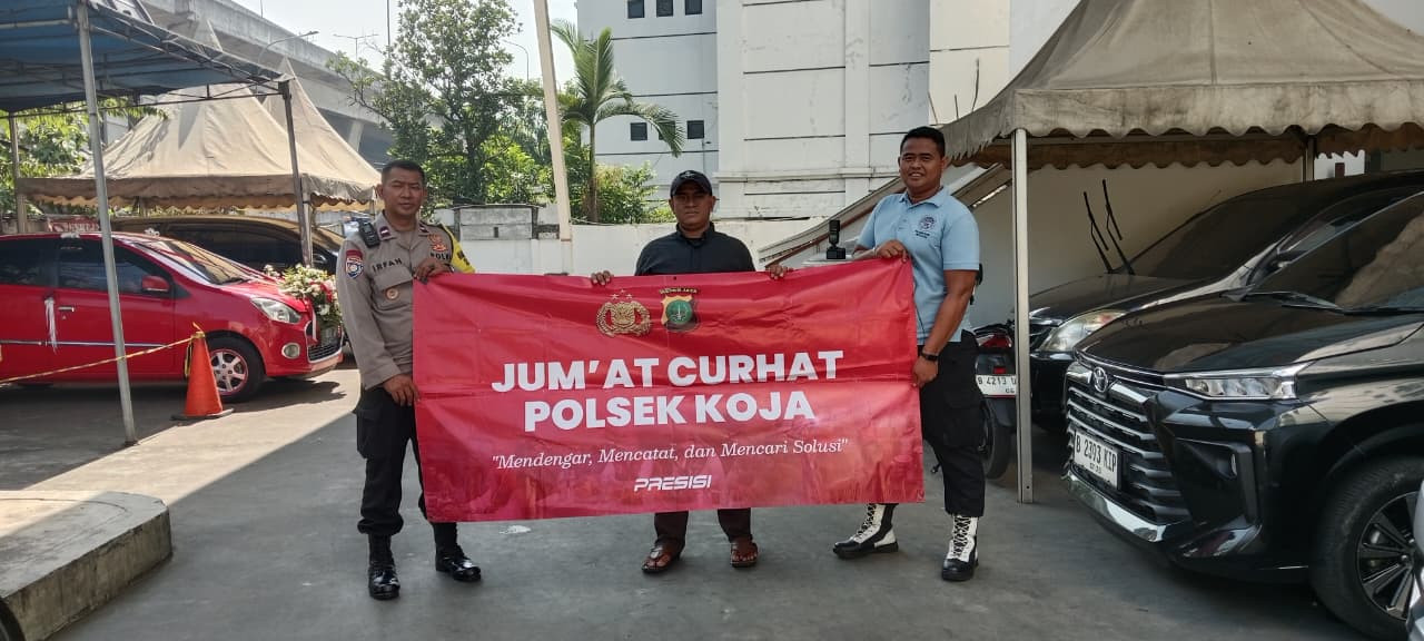 Program Jumat Curhat, Polsek Koja Dengar Aspirasi Warga dan Satpam Gereja Petra