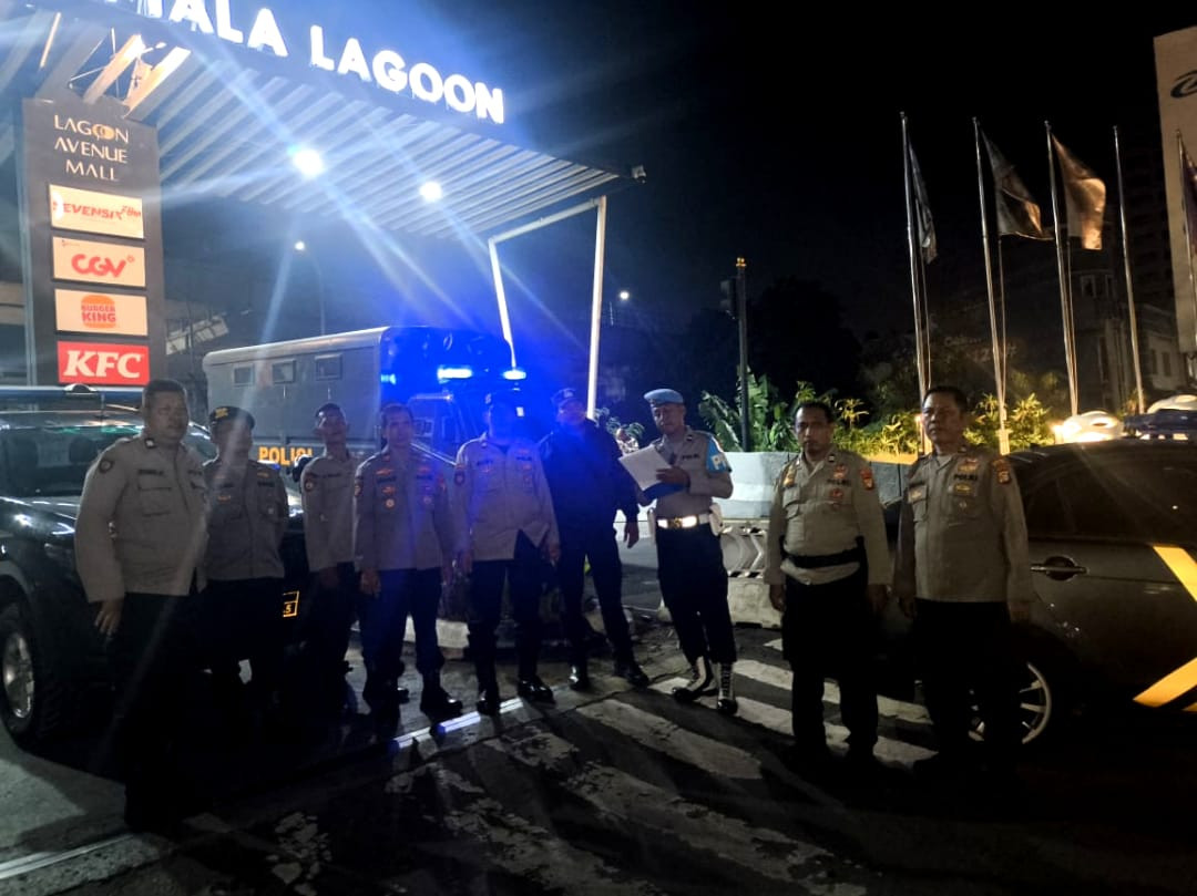 Polsek Bekasi Selatan Gelar Patroli Skala Besar Antisipasi Balap Liar