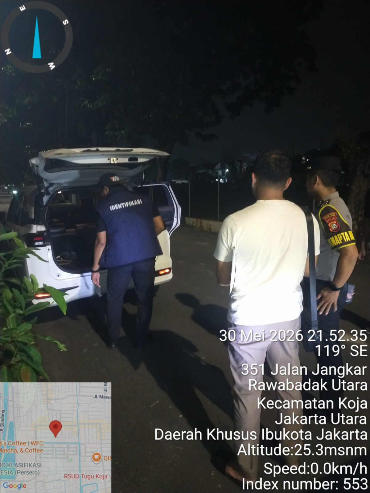 RESPON CEPAT 110, POLRES METRO JAKARTA UTARA TINDAK LANJUTI LAPORAN PENCURIAN KOMPONEN MOBIL DI KOJA