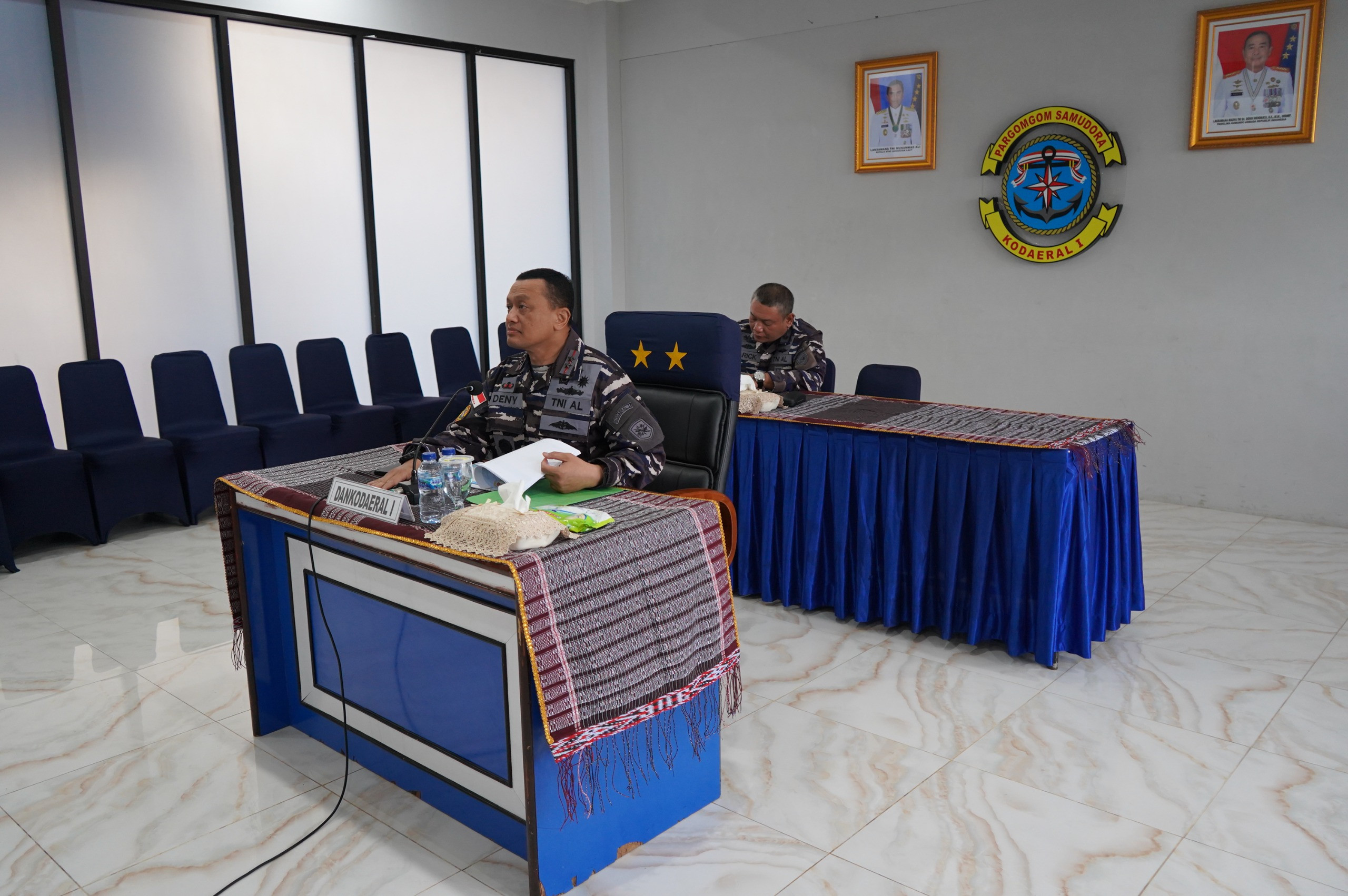 Dankodaeral I Ikuti Vicon Pengarahan Panglima TNI Dalam Rangka Persami KKRI Gelombang Ke-3 Tahun 2025