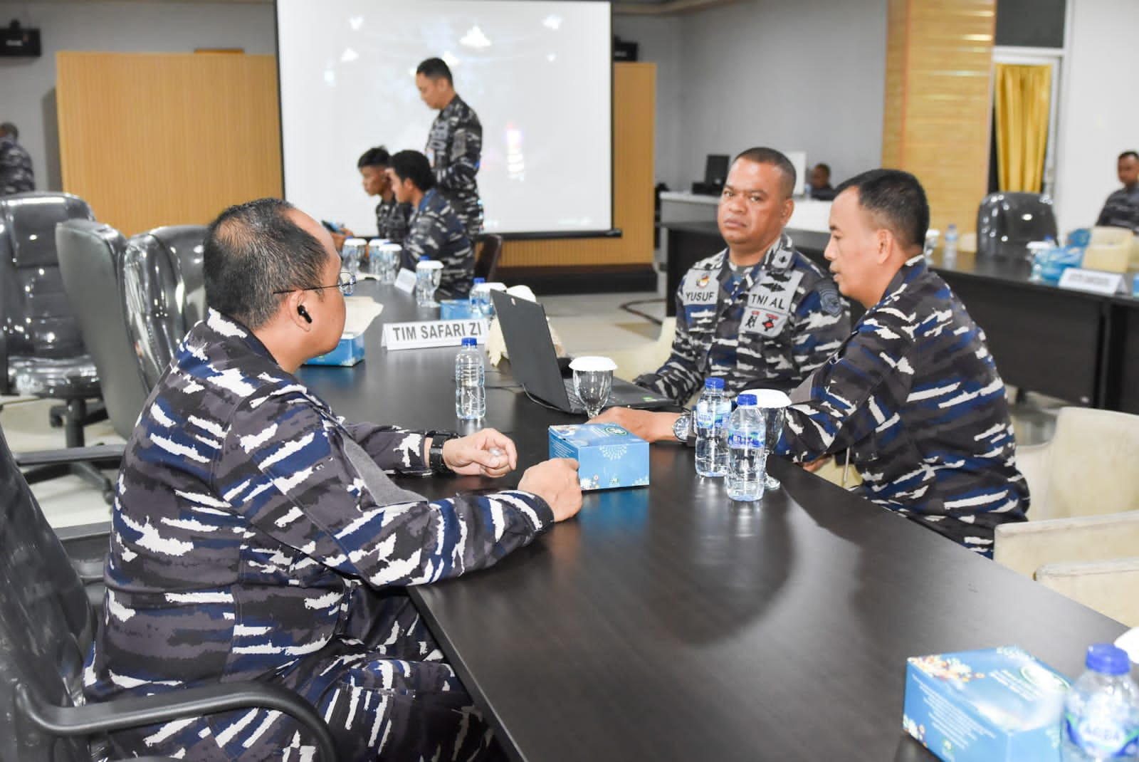 Wujudkan Zona Integritas,  Kodaeral I Terima Tim Safari Pembangunan Zona Integritas TNI AL Tahun 2025