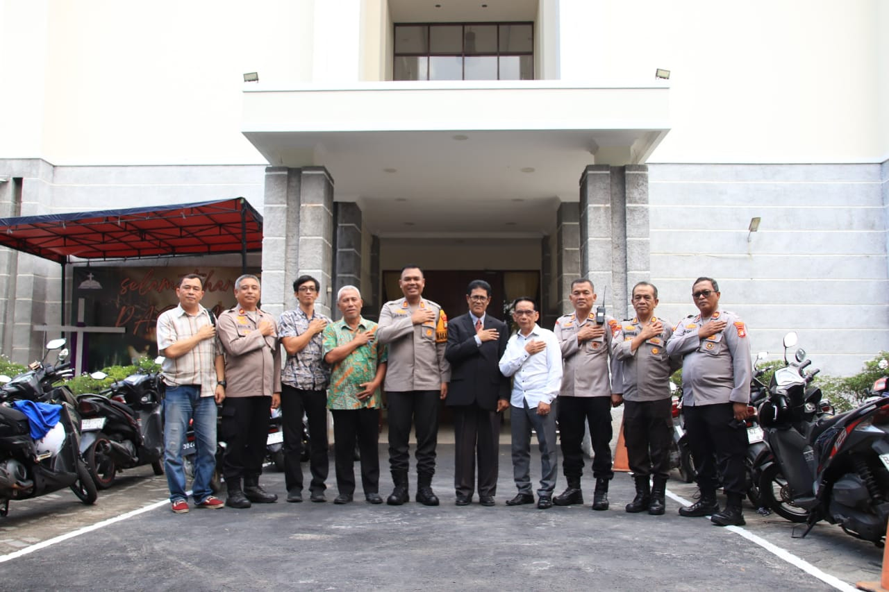 Wakapolres Metro Jakarta Utara Gelar "Minggu Kasih" di Gereja GPSI Soteria Tanjung Priok