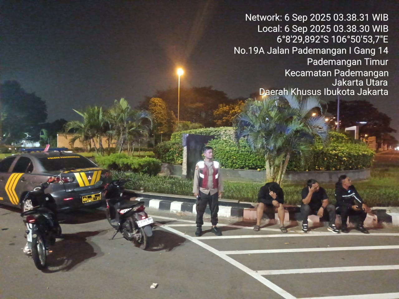 Respon Cepat Polisi Tanggapi Laporan Warga Melalui 110: Bubarkan Aksi Balap Liar di Jalan Benyamin Sueb Jakarta Utara