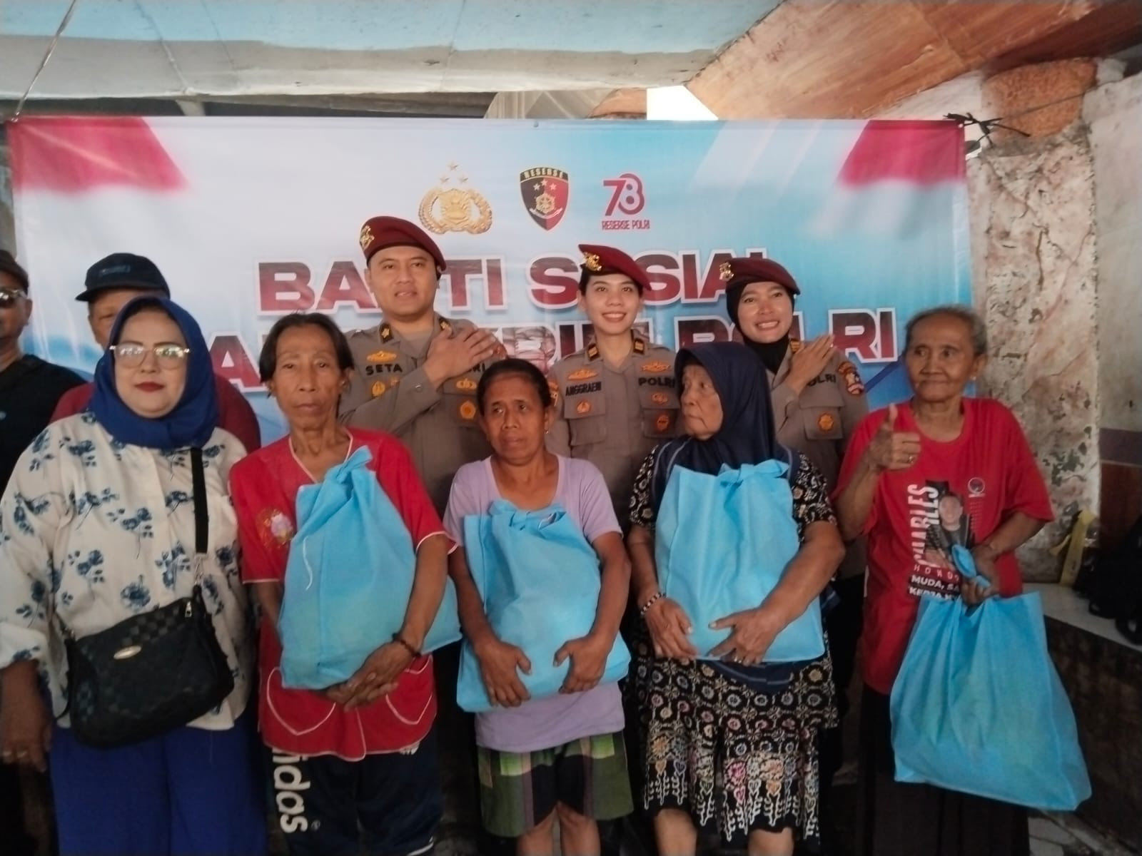 Bakti Sosial Bareskrim Polri Warnai HUT Reserse ke-78 di Penjaringan