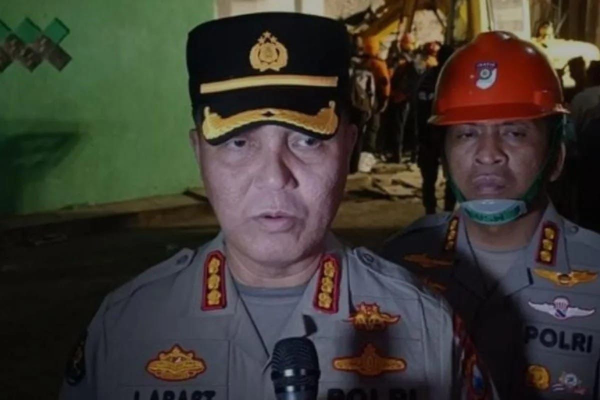 Polda Jatim Kerahkan Tim DVI untuk Evakuasi-Identifikasi Korban Keruntuhan Musala Ponpes