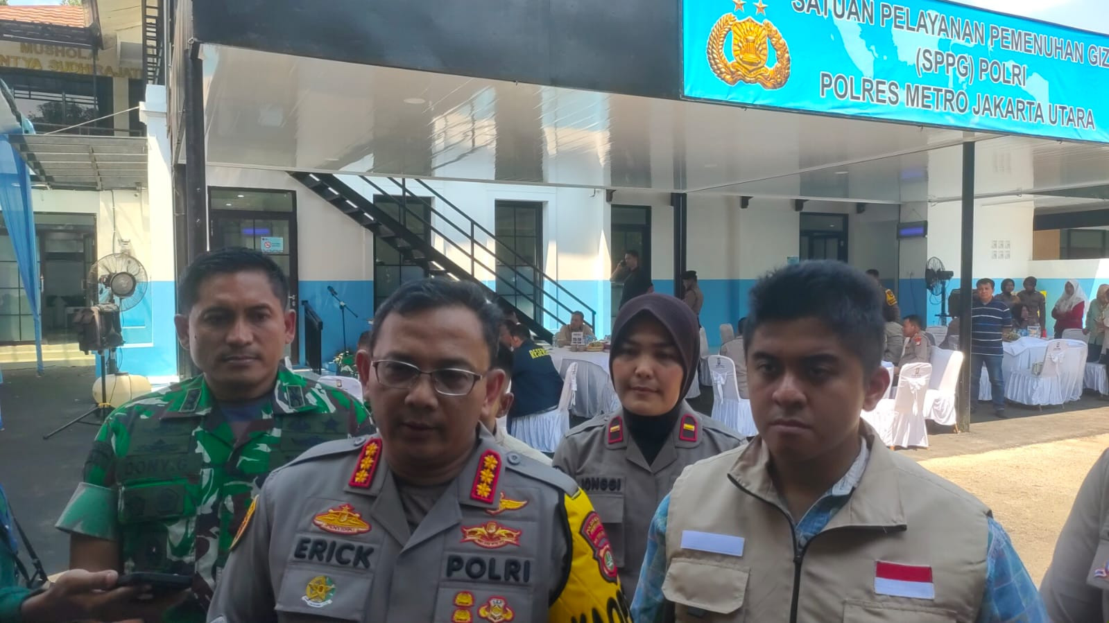 Kapolres Metro Jakarta Utara Tinjau Tes Food di SPPG Pegangsaan Dua, Dorong Pola Hidup Bergizi di Masyarakat