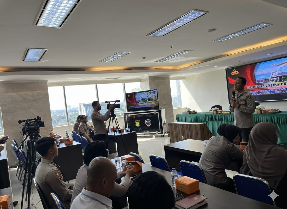 Bidpropam Polda Metro Jaya Sosialisasikan WBS, SP4N Lapor dan Larangan Hidup Mewah kepada PNPP