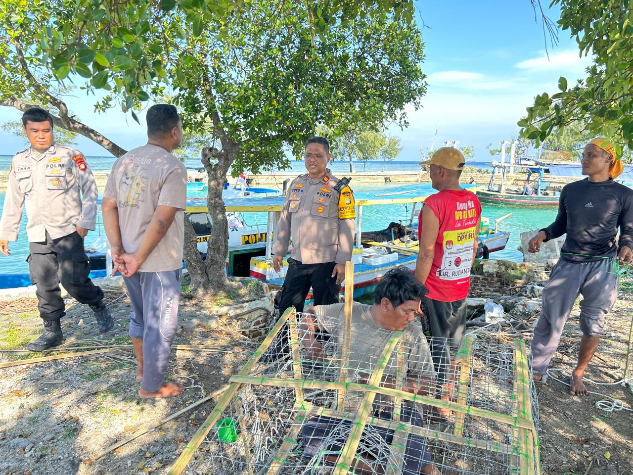 Patroli Perairan Polsek Kepulauan Seribu Utara Pantau Pulau dan Aktivitas Nelayan, Situasi Aman Kondusif