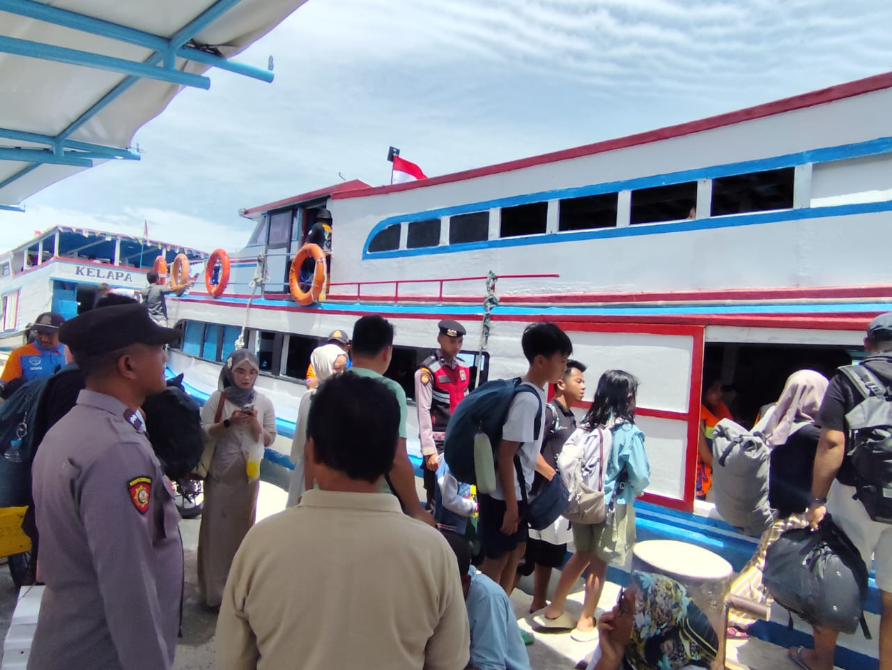 Polres Kepulauan Seribu Rutin Amankan Dermaga, Wujud Nyata Hadirnya Polisi untuk Warga dan Wisatawan