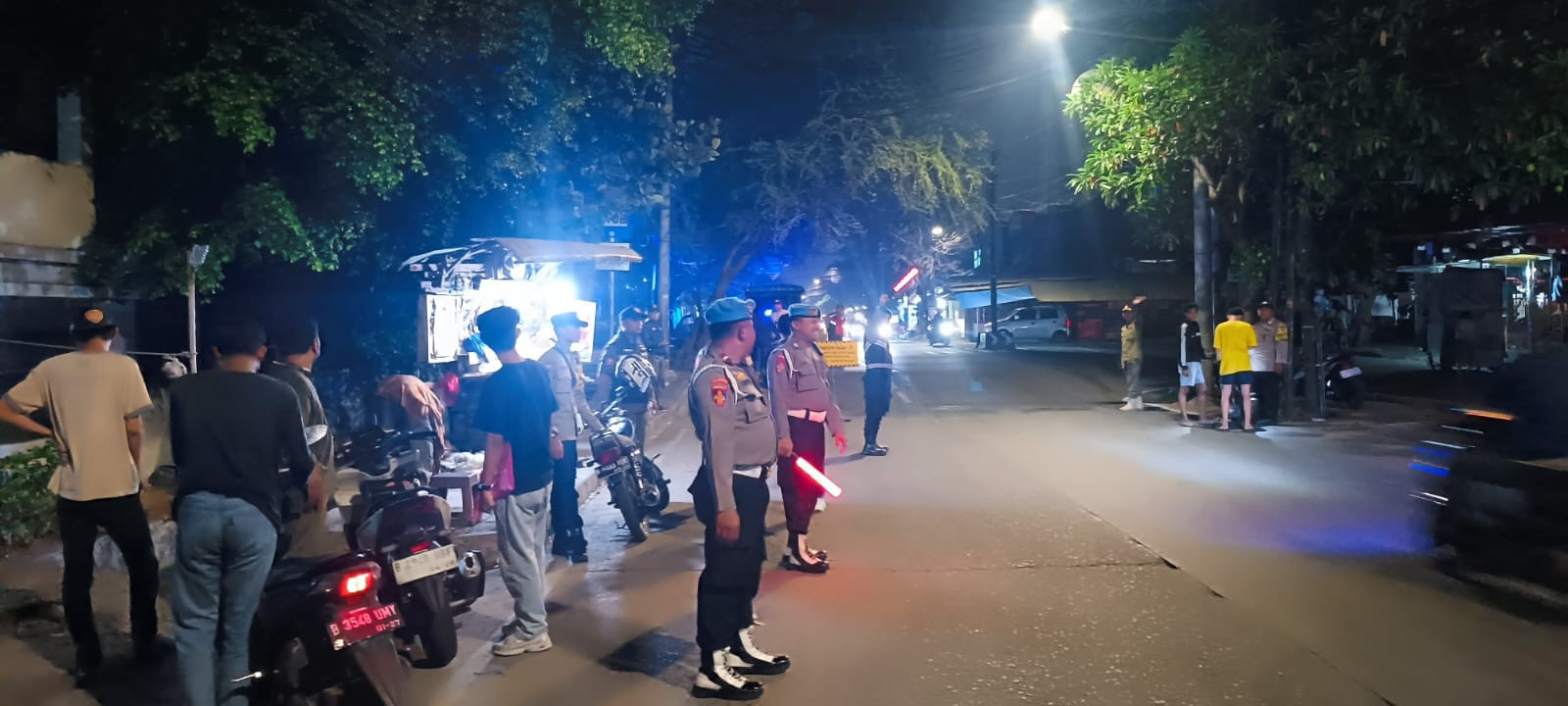 Polsek Koja Gelar Patroli KRYD dan Razia Stasioner untuk Cegah Tawuran dan Jaga Keamanan Warga