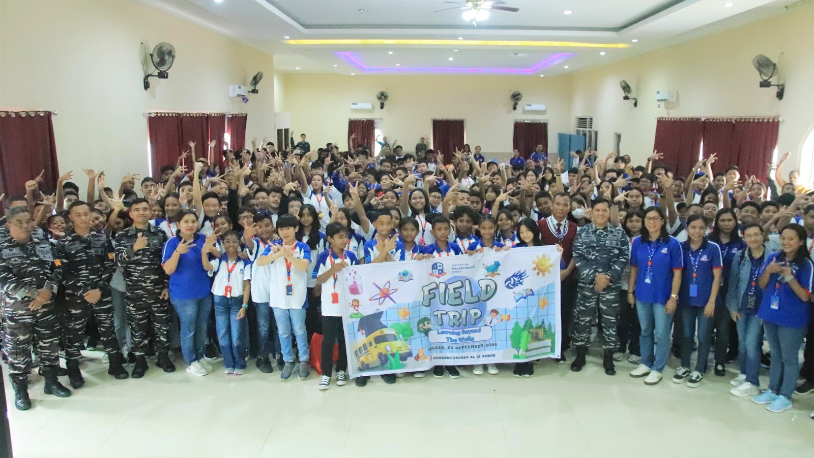 Kodaeral IX Terima Kunjungan Edukatif Siswa SMP Kalam Kudus Ambon