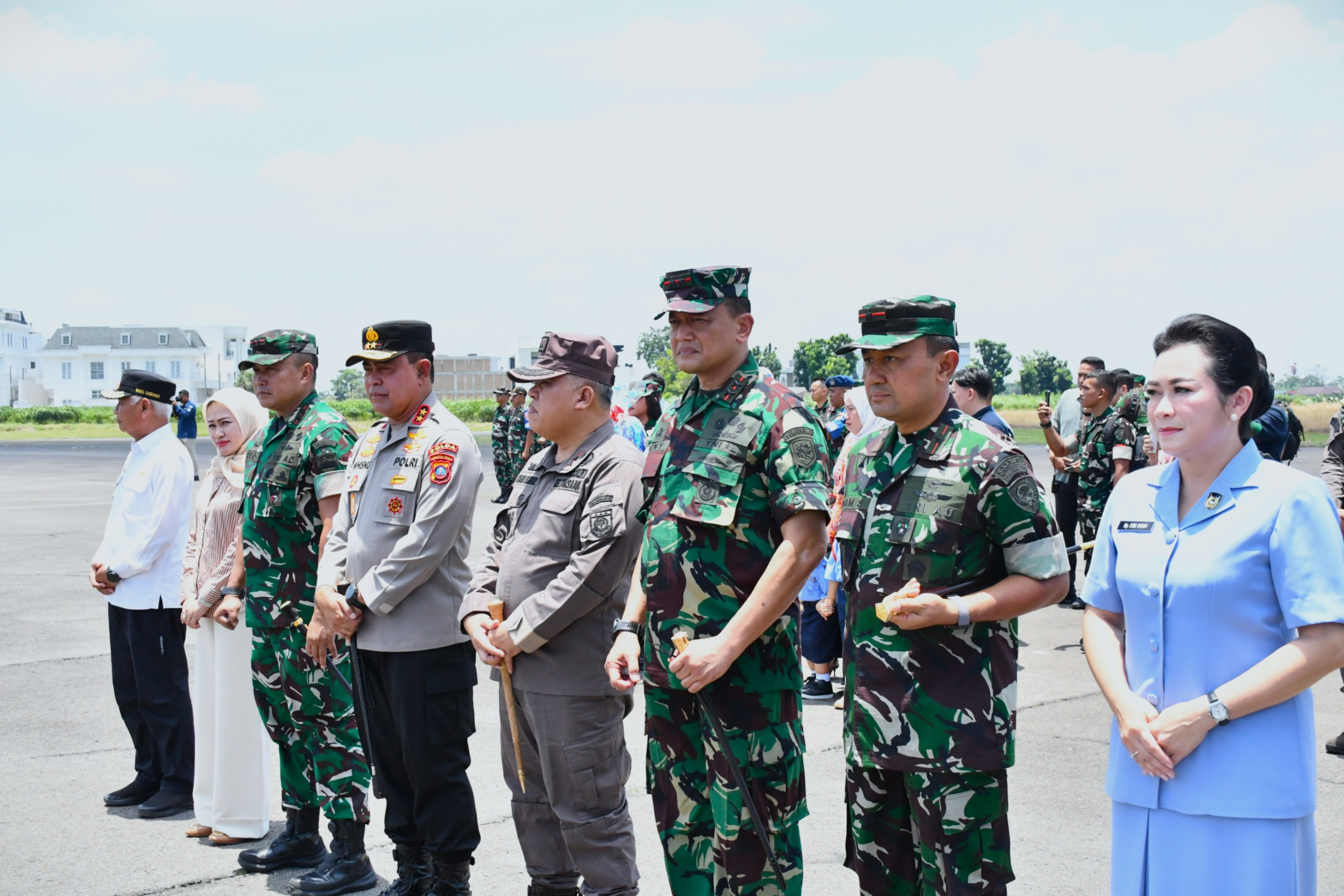 Komandan Kodaeral I Sambut Kedatangan Kepala Staf TNI Angkatan Udara