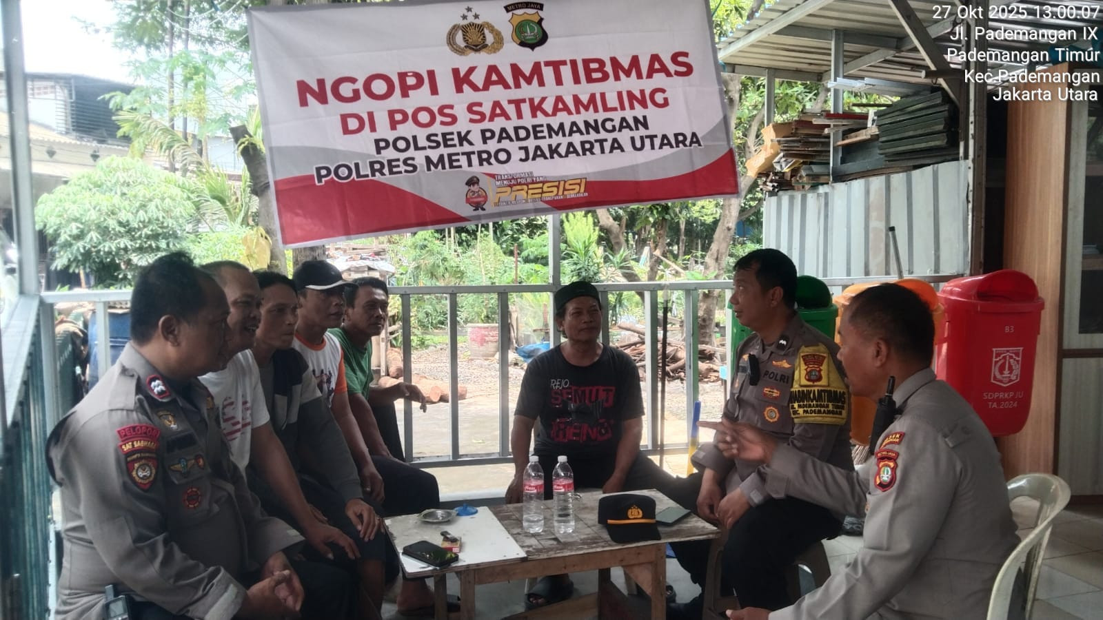 Polsek Pademangan Gelar Ngopi Kamtibmas, Perkuat Sinergi Polisi dan Warga dalam Jaga Jakarta