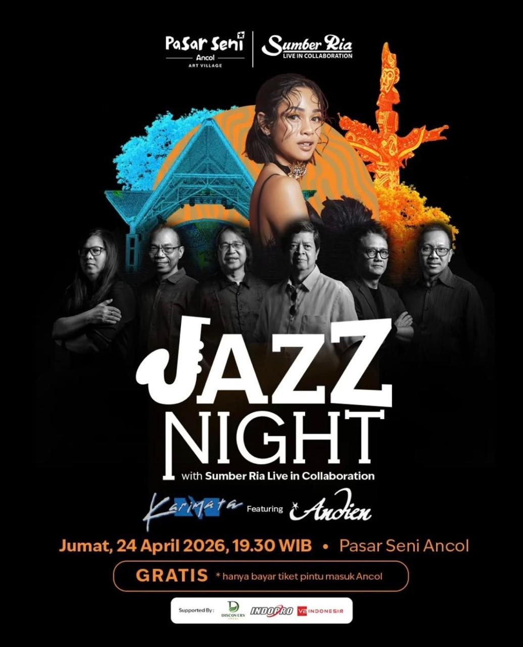 Meriahkan International Jazz Day, Pasar Seni Ancol Suguhkan Jazz Night & Pameran Seni