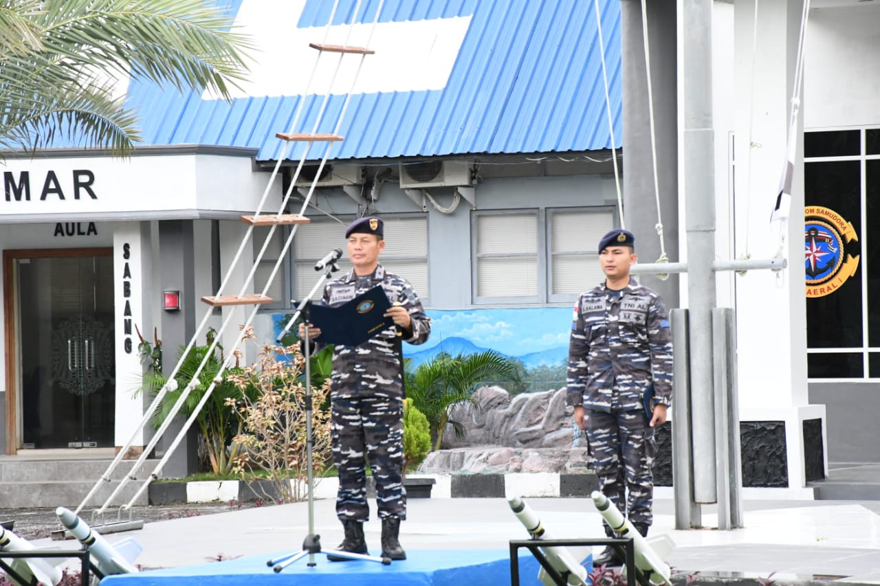 Lanal Sabang Gelar Upacara 17-an Bulan Desember 2025