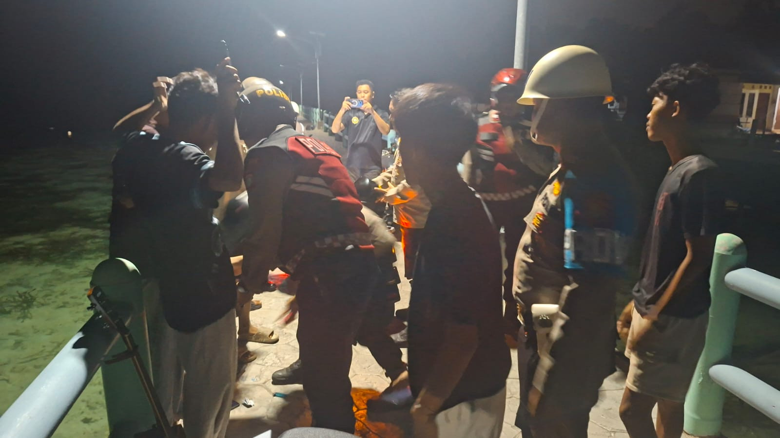 Polsek Kepulauan Seribu Selatan Intensifkan Patroli Malam  Cegah 3C  dan Sosialisasi 110