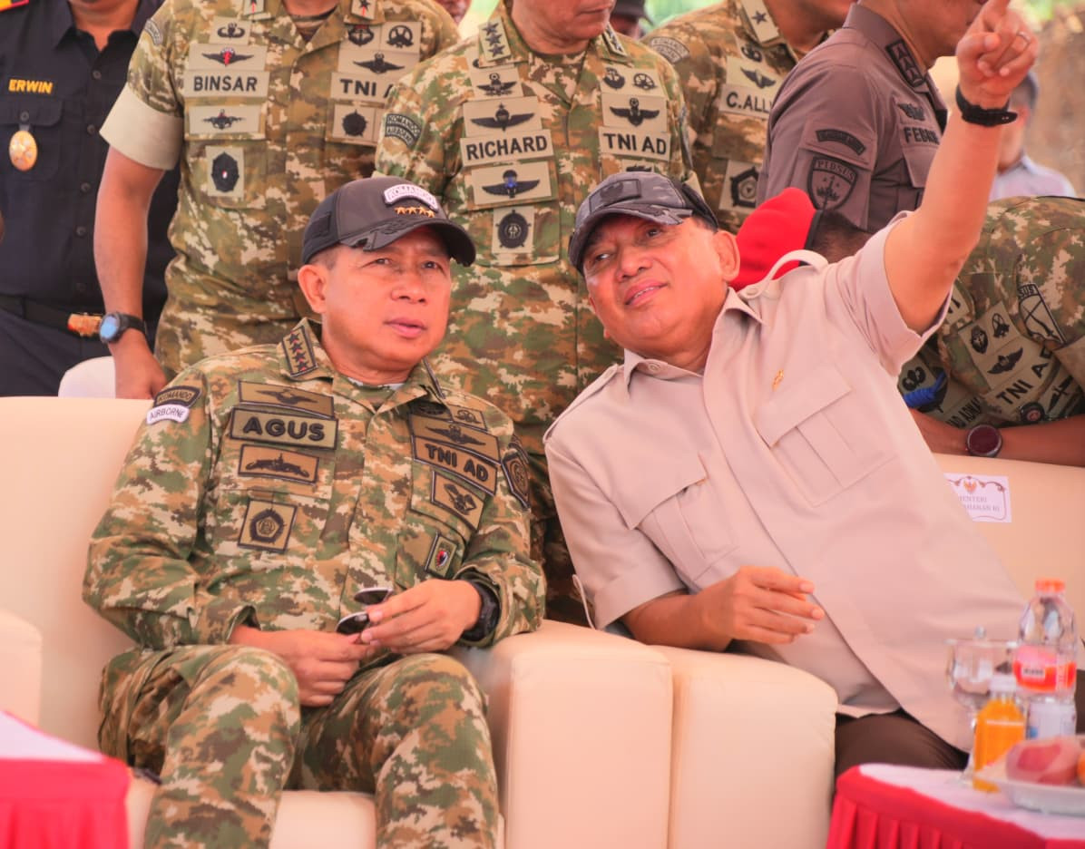 Panglima TNI Bersama Menhan RI Tinjau Keberhasilan Satgas PKH Tertibkan Tambang Nikel Ilegal di Morowali, Sulteng