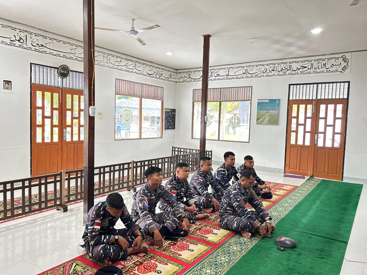 Lanal Simeulue Ikuti Kegiatan Vicon Kauseri Agama Perkuat Iman dan Menumbuhkan Semangat Cinta Tanah Air