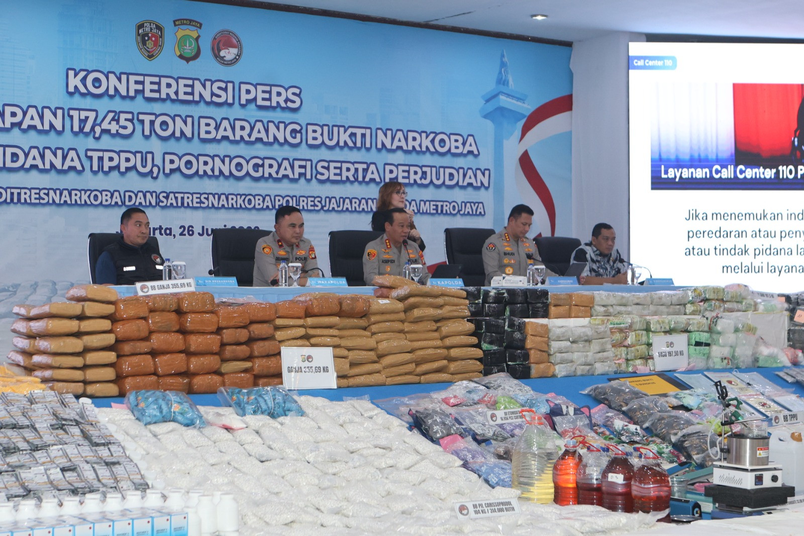Kapolda Metro Jaya: Pengungkapan Narkoba dan Perjudian Bentuk Komitmen Lindungi Masyarakat
