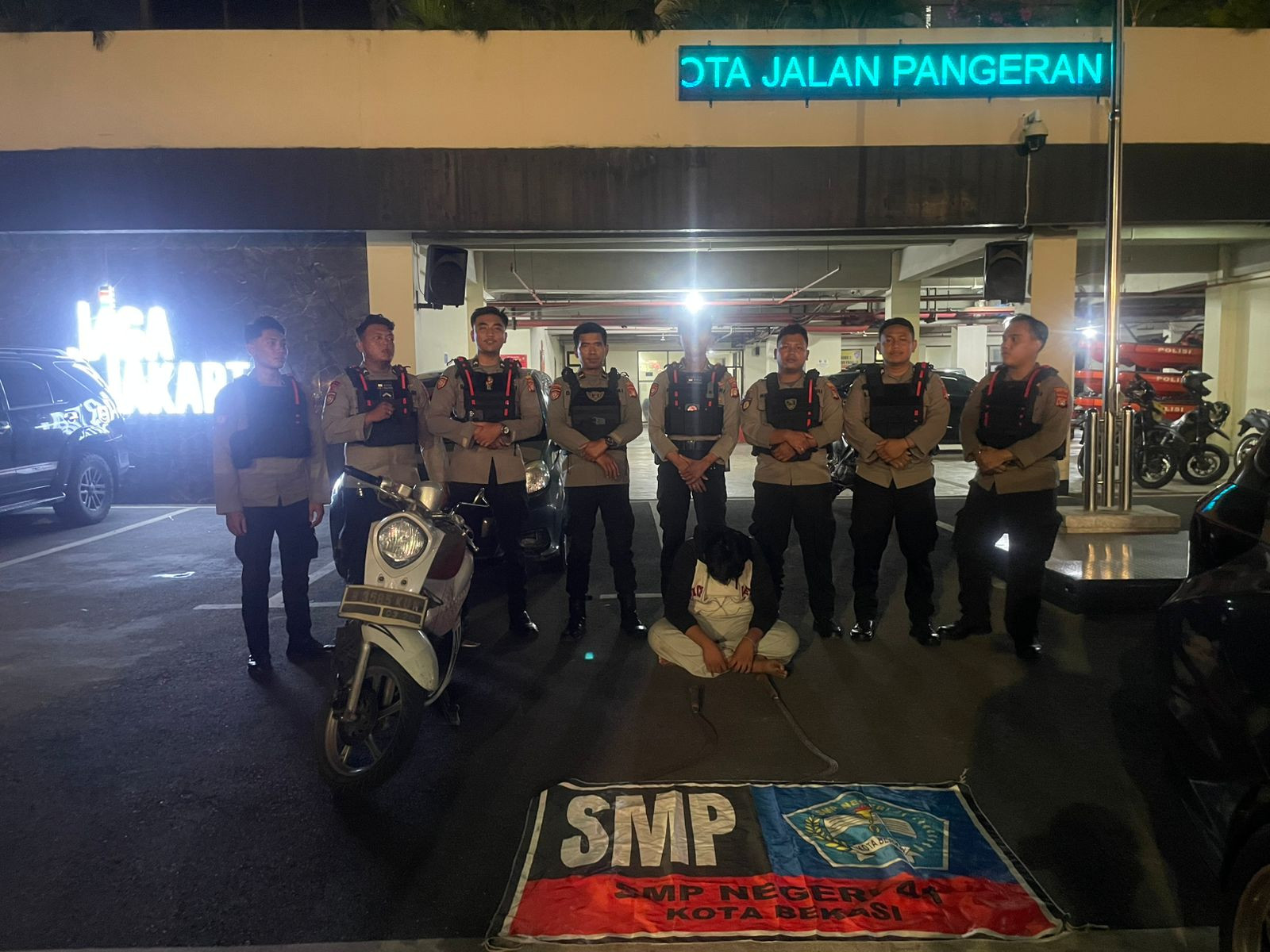 Patroli Cyber Polres Bekasi Kota Gagalkan Tawuran Pelajar, Dua Sajam Diamankan