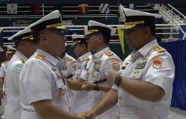 Dankodaeral IX Ambon Hadiri Upacara Sertijab Kepala Staf Koarmada RI, Pangkoarmada I, dan Pangkoarmada III