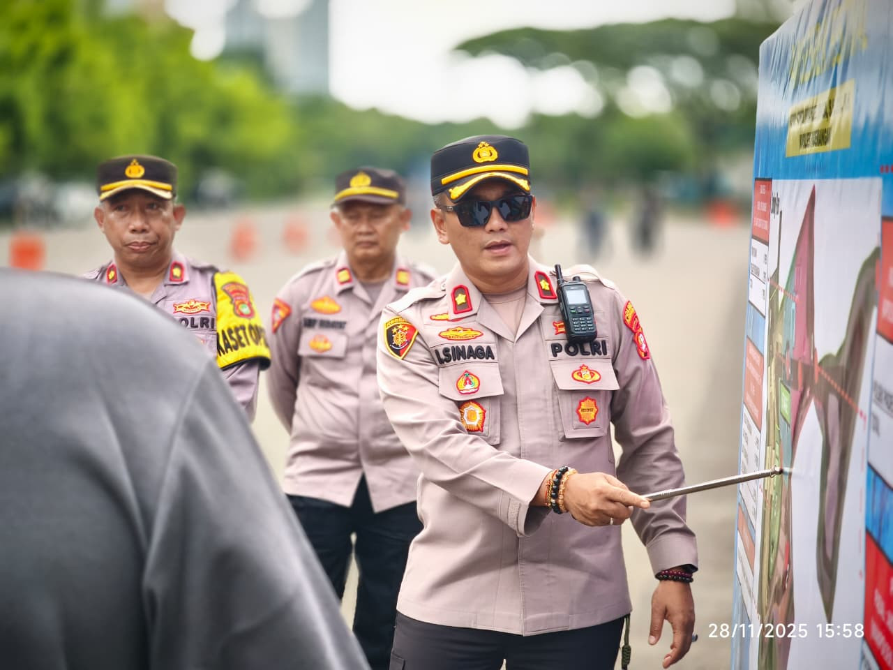 Polsek Pademangan Gelar TWG dan Apel Pengamanan Gesrek Festival 2025 di Ancol