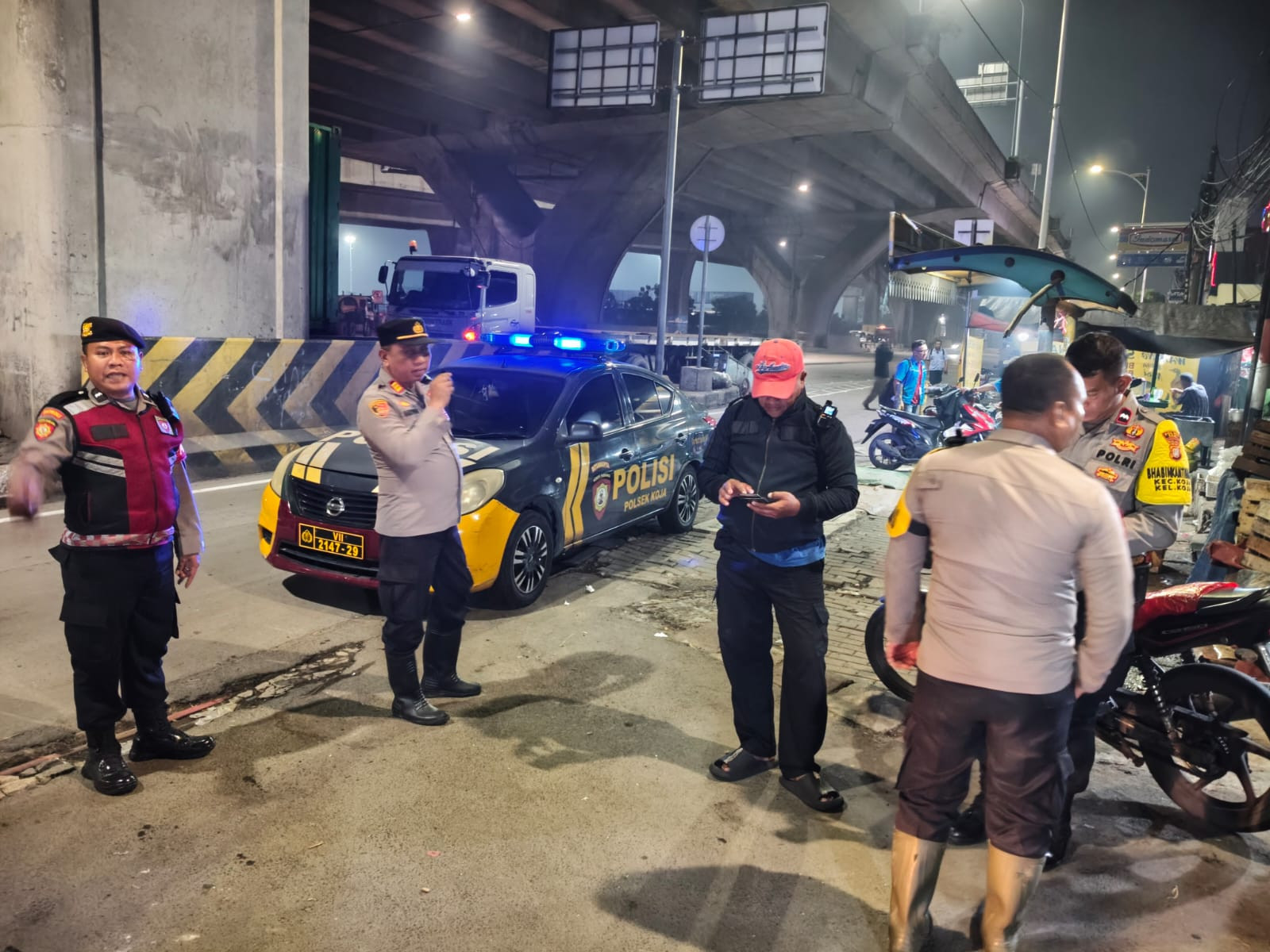 Patroli KRYD Polsek Koja Amankan Belasan Remaja, Cegah Konsumsi Miras dan Potensi Tawuran