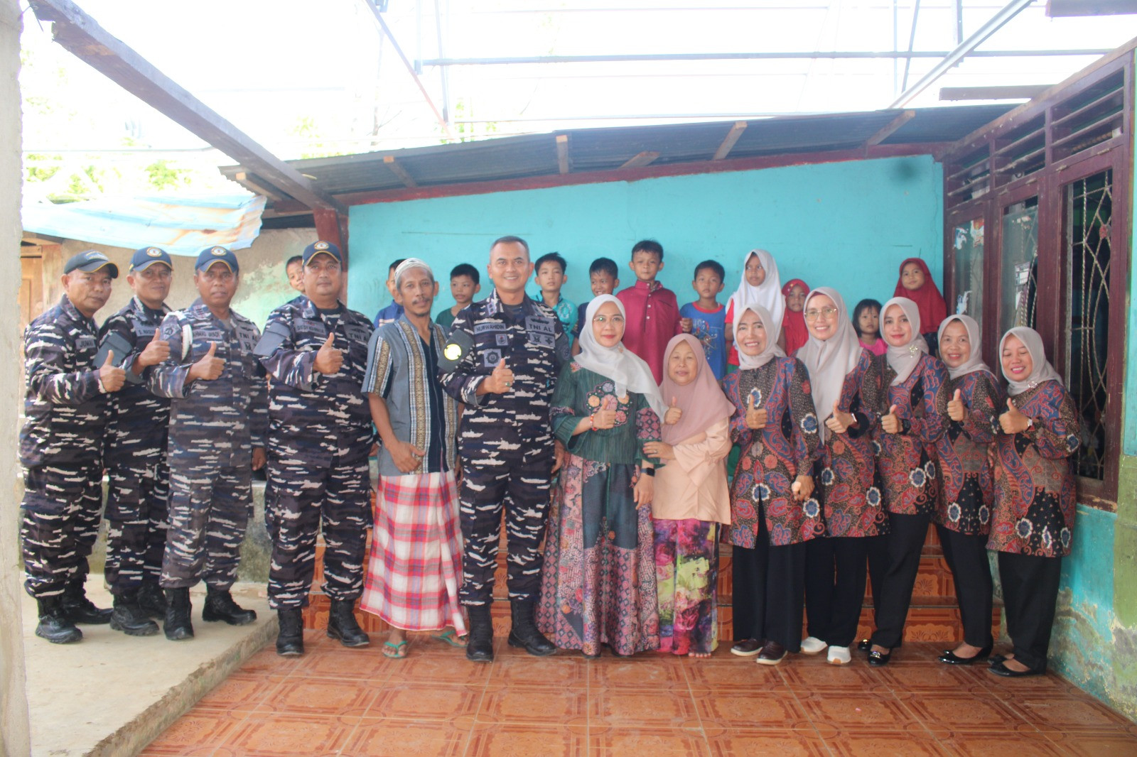 Peringati HUT Ke-40, Lanal Bengkulu Salurkan Bantuan Sembako Ke Panti Asuhan