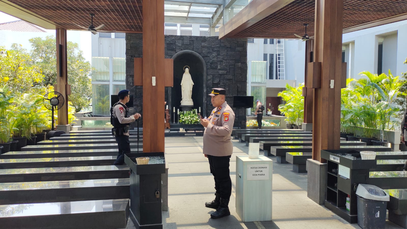 Sterilisasi Gereja Regina Caeli, Polisi Pastikan Ibadah Kamis Putih Berjalan Aman