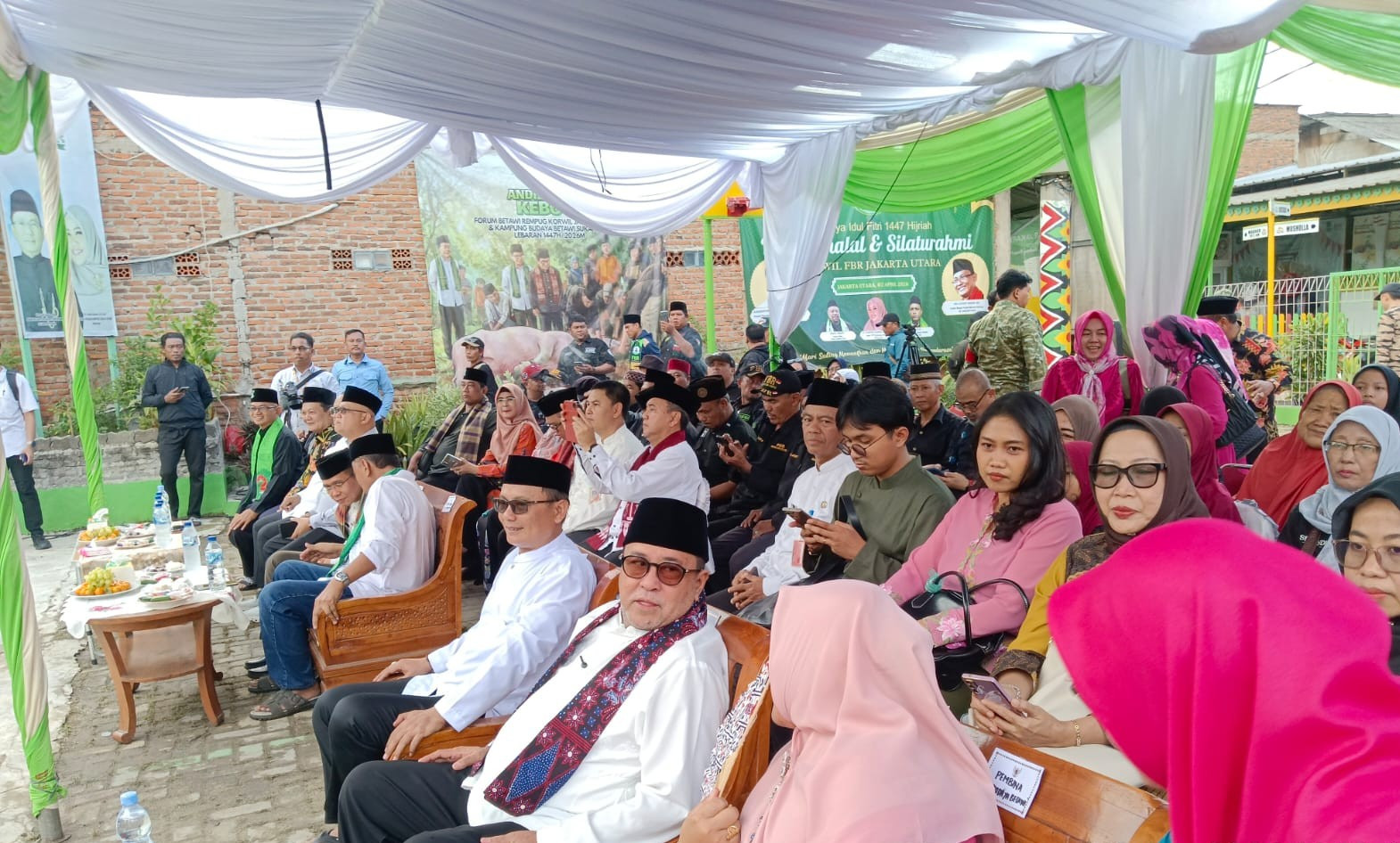 Polisi Gelar Pengamanan Halal Bihalal Kampung Budaya Betawi Sukapura, Wagub DKI Tegaskan Komitmen Lestarikan Budaya