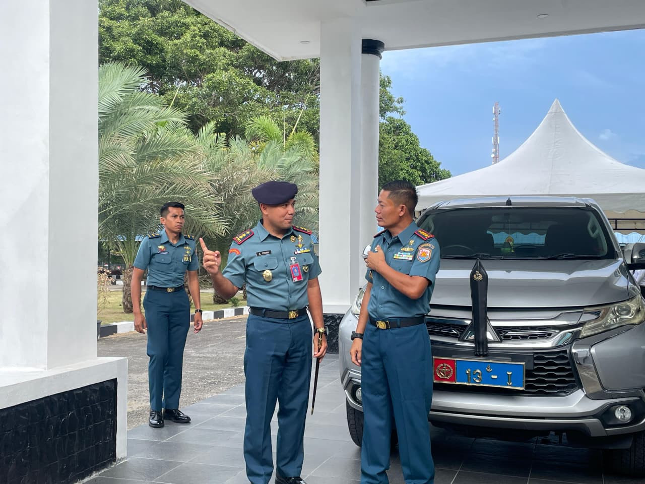 Danlanal Sabang Terima Kunjungan Kerja Danlanudal Sabang