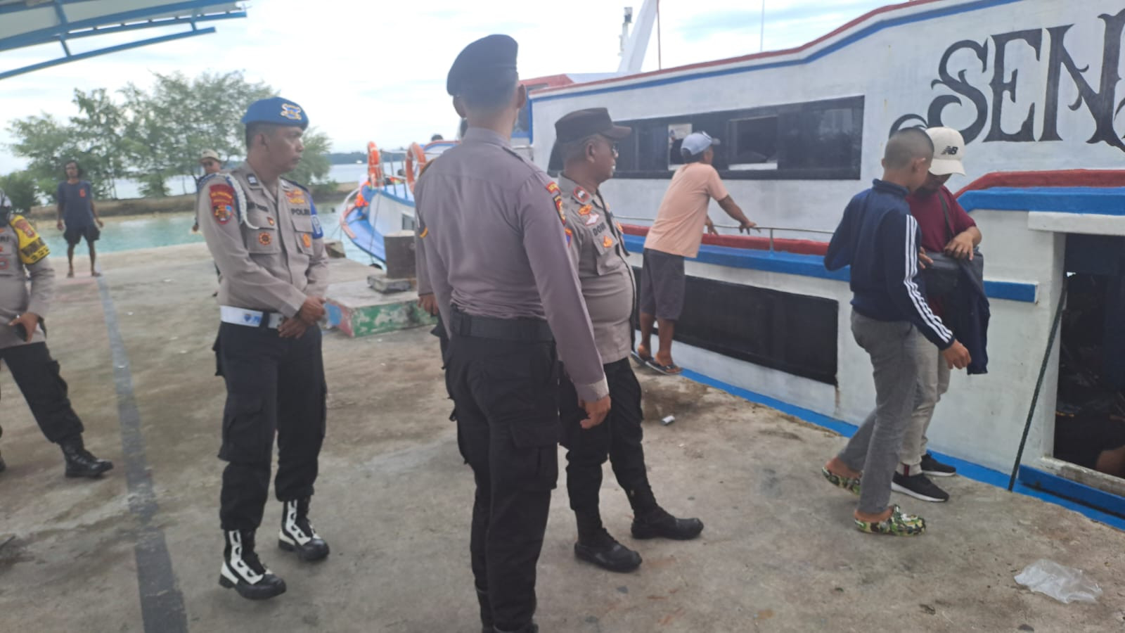 Strong Point di Dermaga, Kapolres Kepulauan Seribu: Keselamatan Penumpang dan Kenyamanan Wisata Prioritas Utama