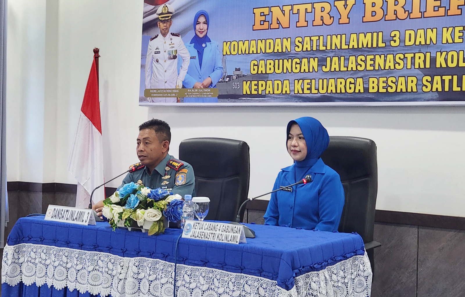 Awali Tugas Dengan Entry Briefing, Komandan Satlinlamil 3 Tekankan Kebersamaan dan Kekeluargan Dalam Bekerja