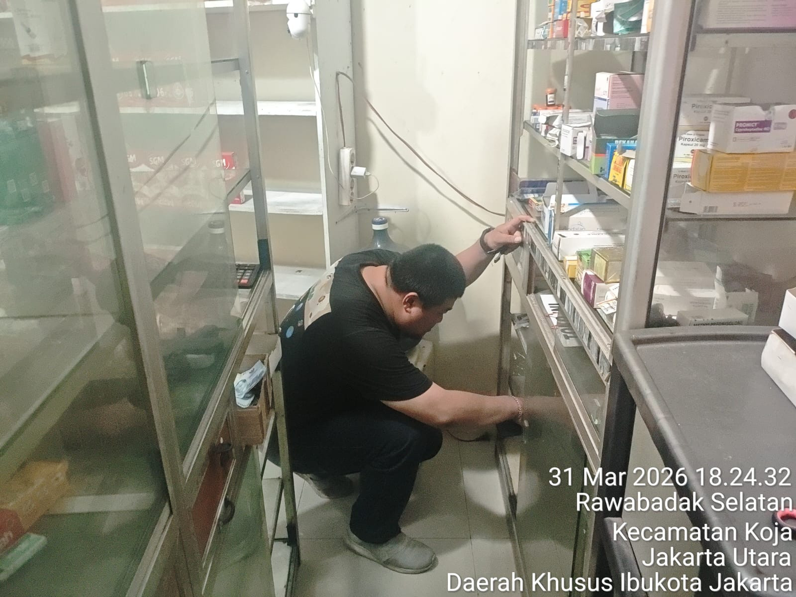 Respon Cepat Polisi Tindaklanjuti Laporan 110, Polsek Koja Cek Dugaan Penjualan Obat Terlarang di Rawabadak