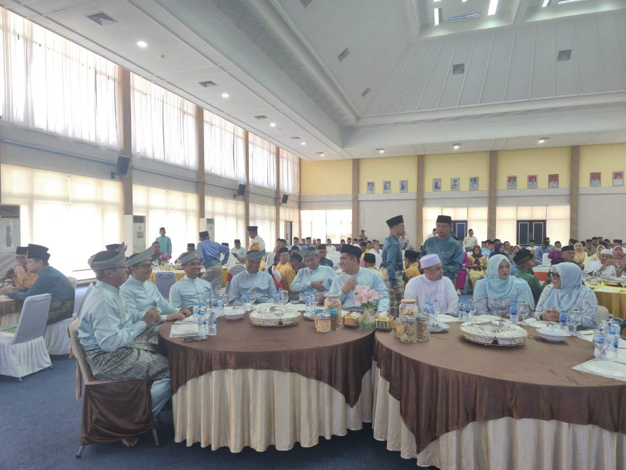 Mempererat Silaturahmi, Danlanal Bintan Hadiri Halal Bihalal Forkopimda Bintan