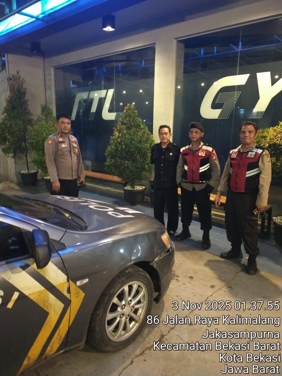 Patroli KRYD Polsek Bekasi Barat Antisipasi Kejahatan Jalanan