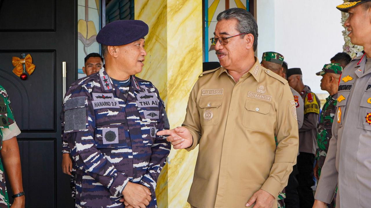 Dankodaeral IX Bersama Forkopimda Laksanakan Monitoring Kesiapan Pengamanan Nataru Tahun 2025 di Maluku