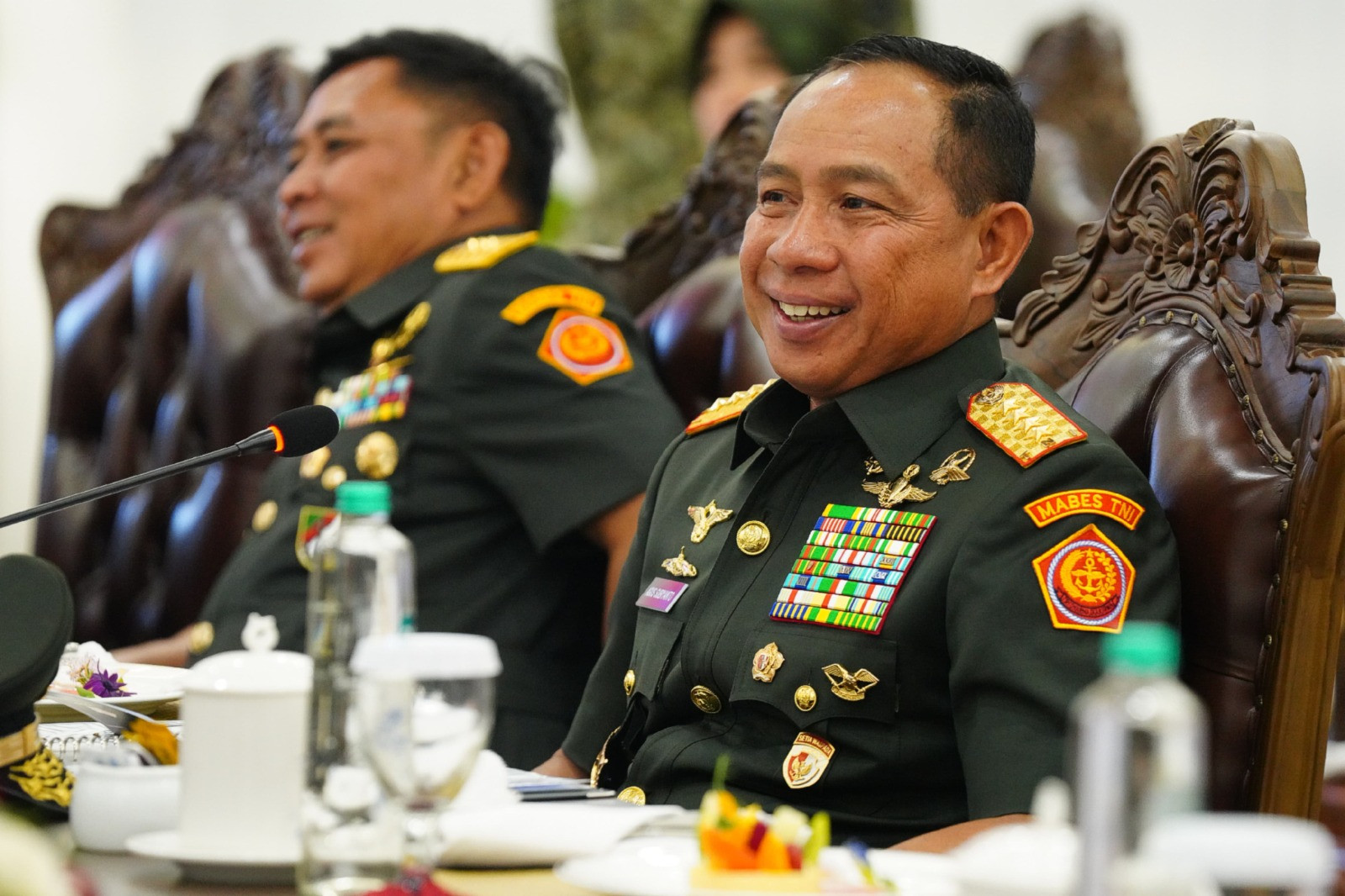 Kerja Sama Militer RI–Yordania Menguat, Panglima TNI Terima Kunjungan Kehormatan Mayor Jenderal Al Hnaity