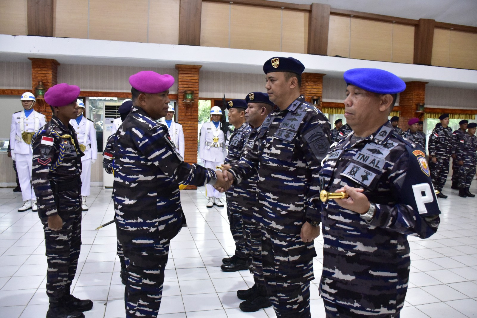 Penyerahan Jabatan Dansat Lantamal X TNI AL Kepada Dankodaeral X Sebagai Dampak Validasi Organisasi