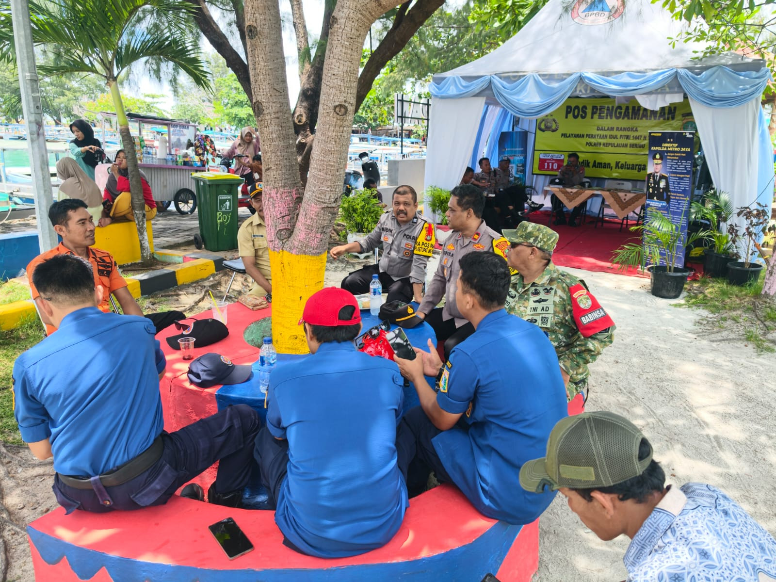 Polres Kepulauan Seribu Siagakan Pospam Ops Ketupat Jaya 2026, Wujudkan Mudik Aman dan Wisata Nyaman