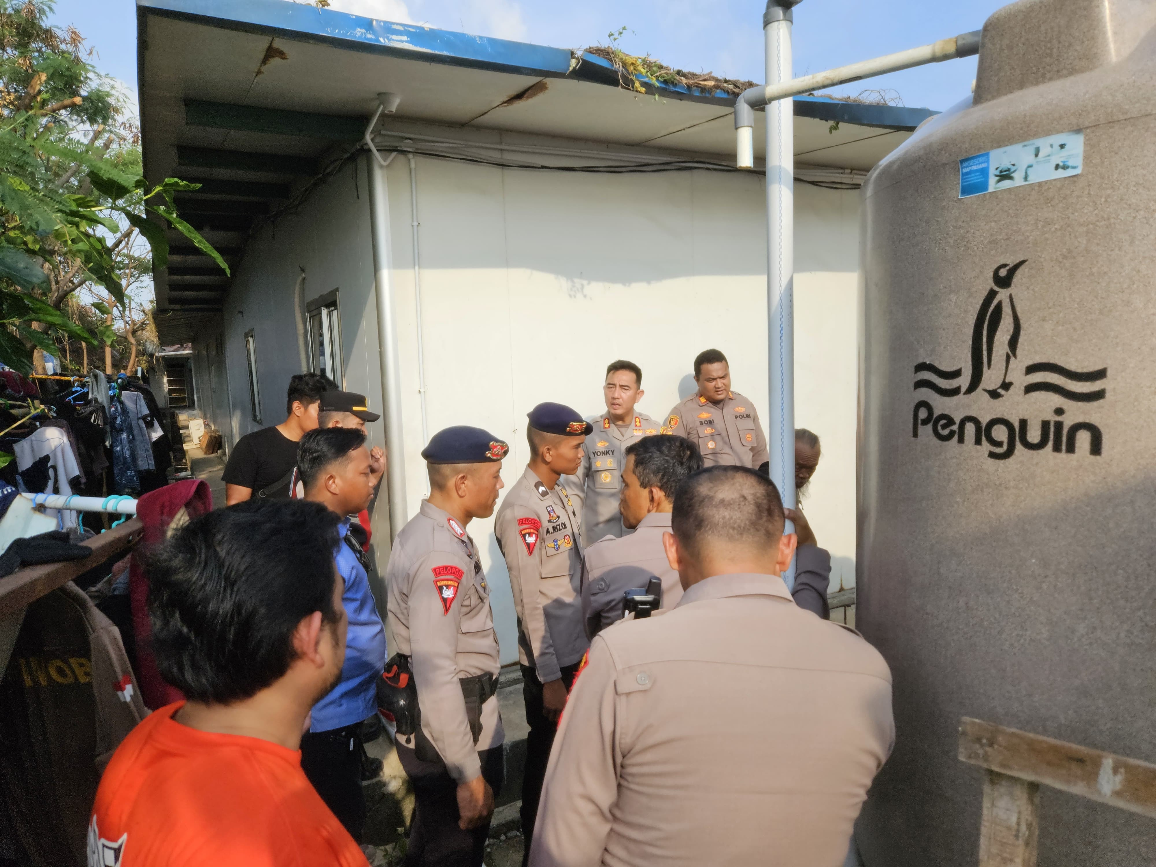 Wakapolres Jakut Cek Mess Brimob di Marunda, Soroti Ketersediaan Air Bersih