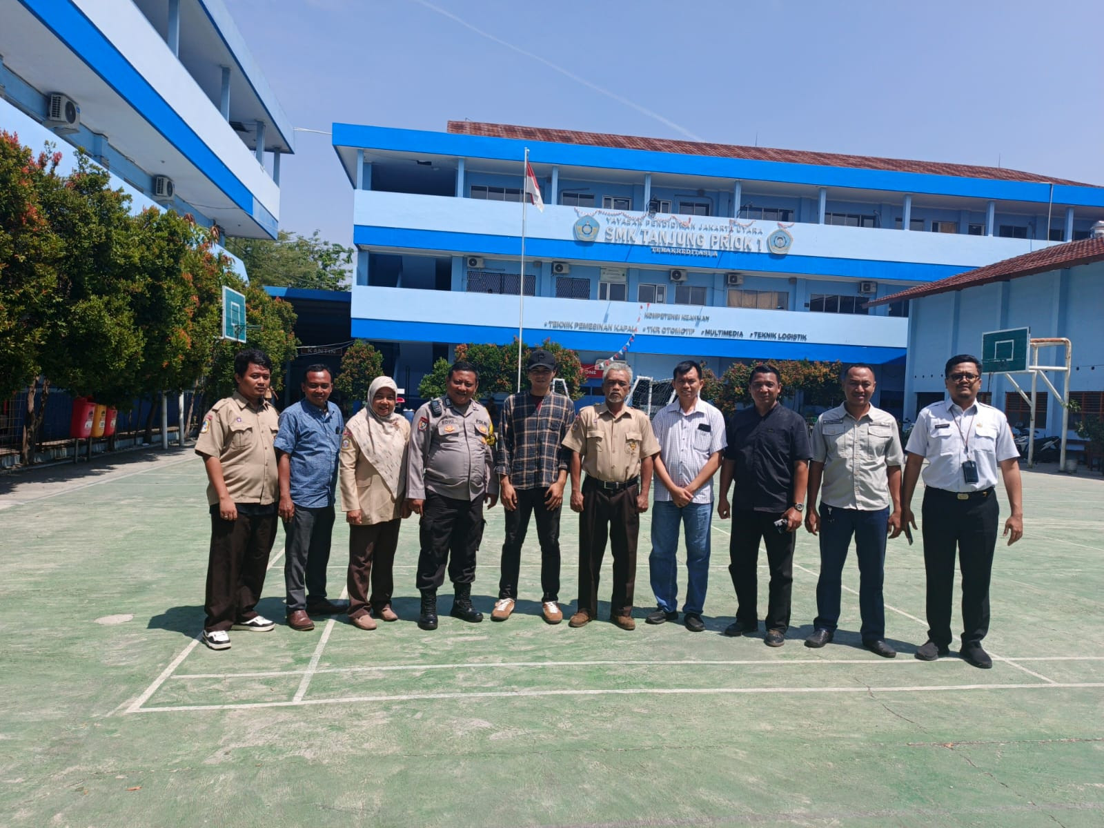 Polsek Koja Gelar Penyuluhan di SMK Tanjung Priok 1, Imbau Pelajar Jauhi Aksi Unras