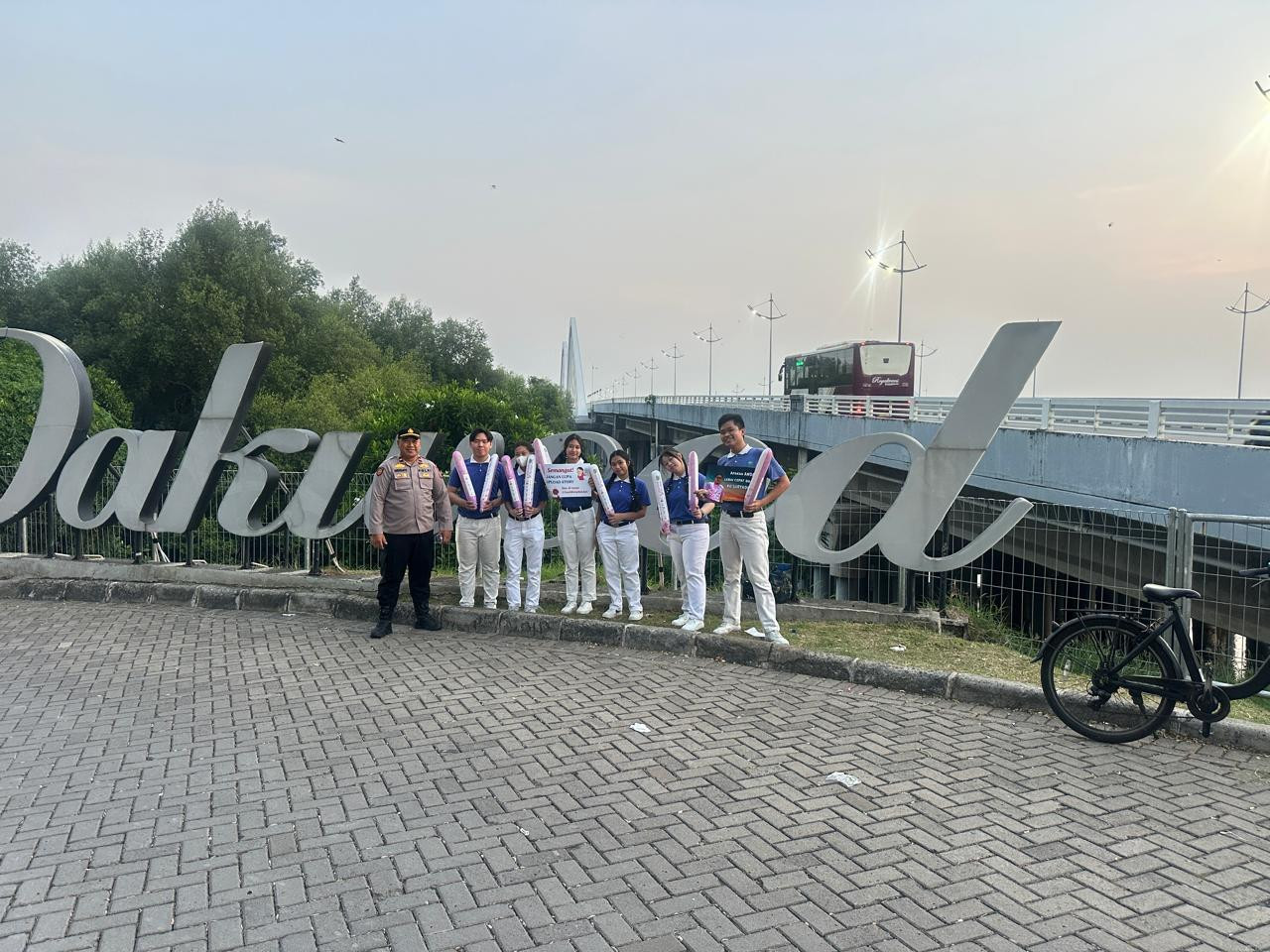 Polsek Metro Penjaringan Amankan Kegiatan Fun Walk for Hope di RS Budha Suci PIK