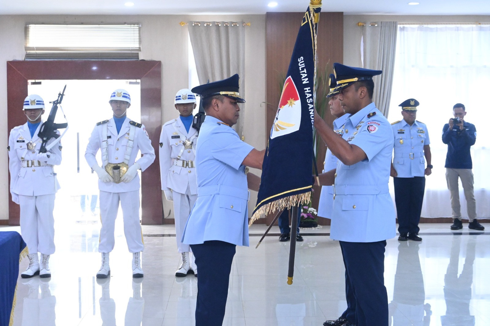 Kolonel Pnb Vincentius Endy Hadi Putra Resmi Jabat Danlanud Sultan Hasanuddin