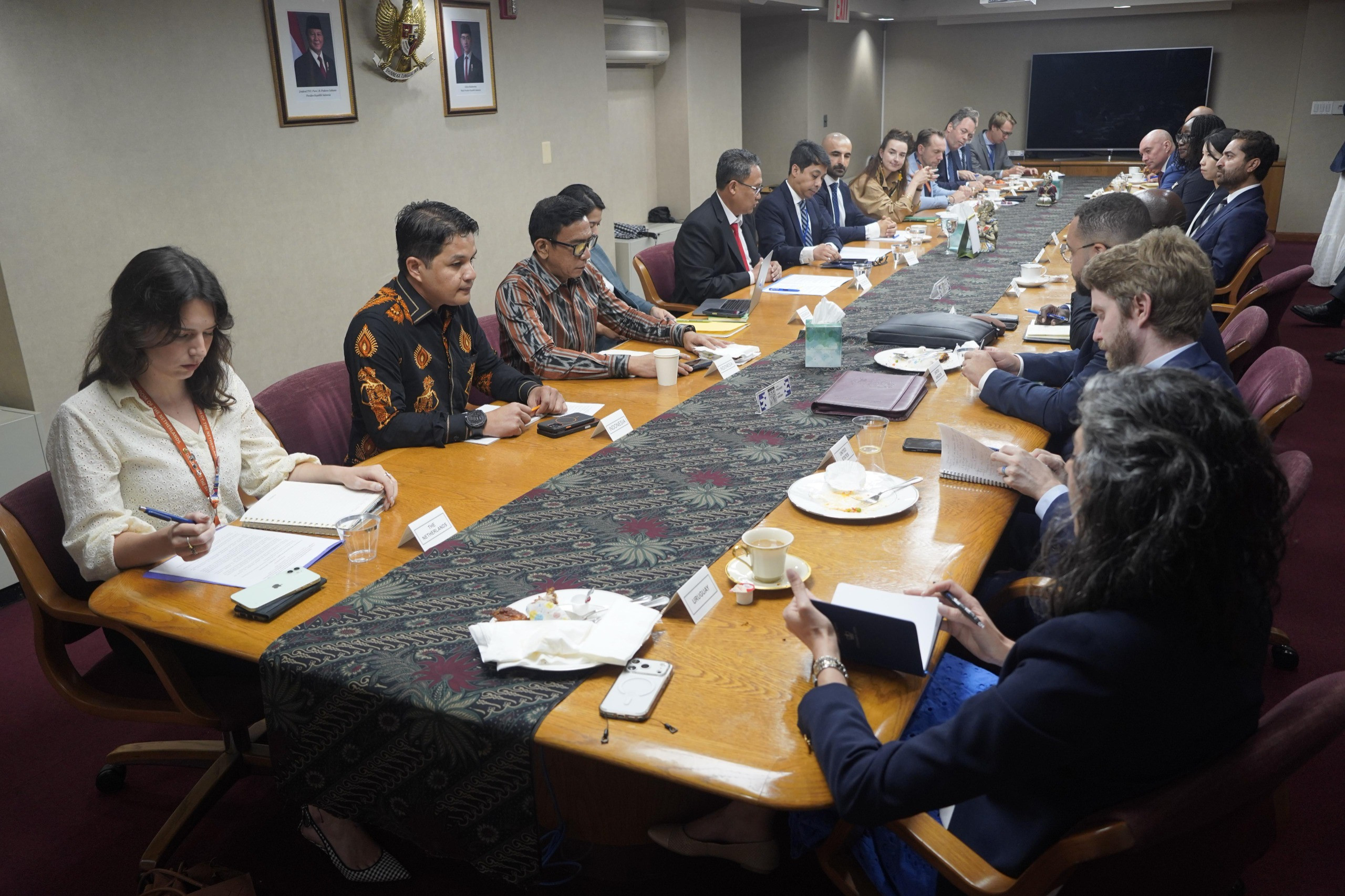 PTRI New York dan Penmil RI Laksanakan Expert Level Meetting UNPM Co-Chairs