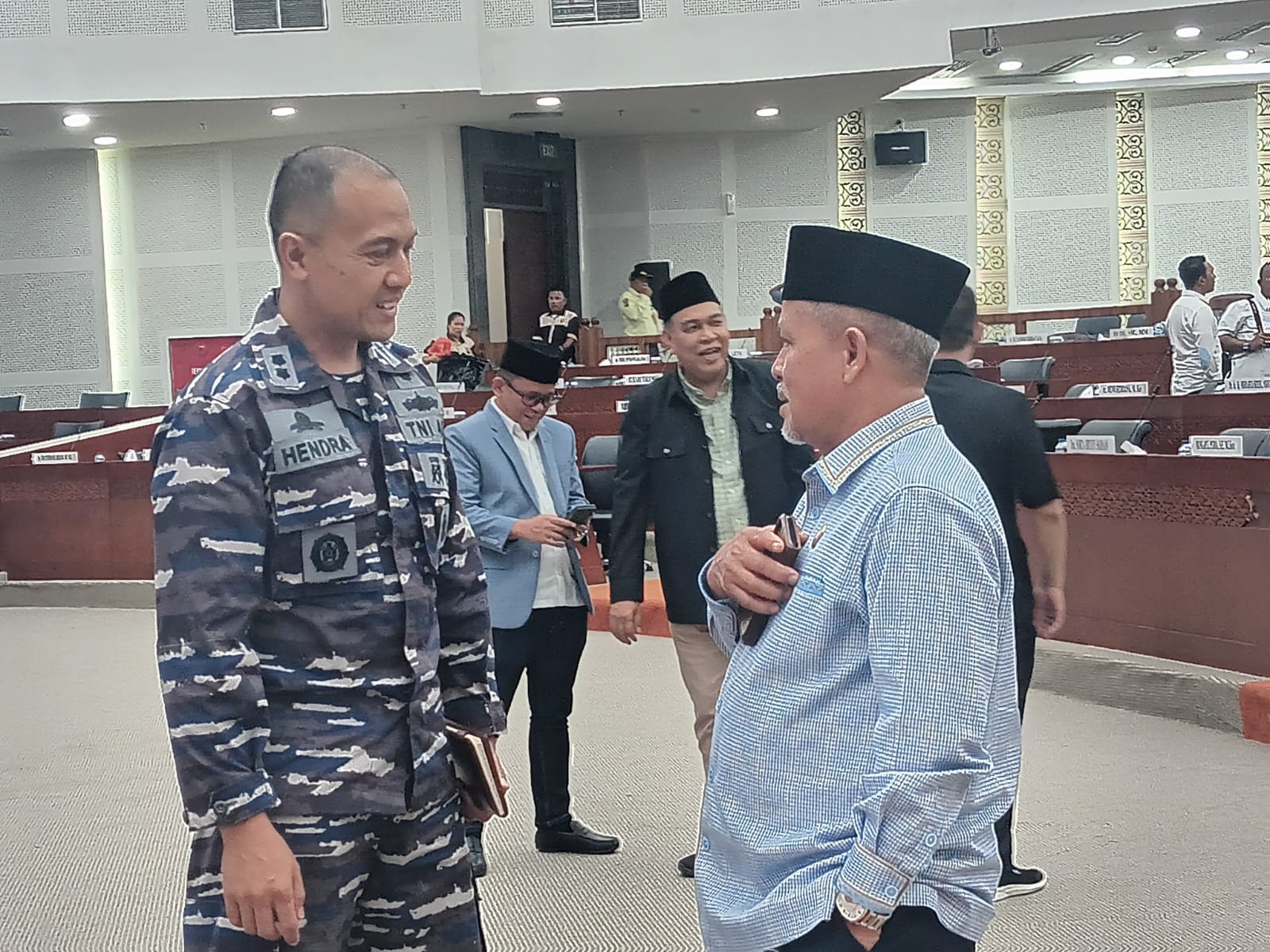 Dukung Program Pemerintah Daerah, Kodaeral I Hadiri Rapat Paripurna DPRD Provinsi Sumut